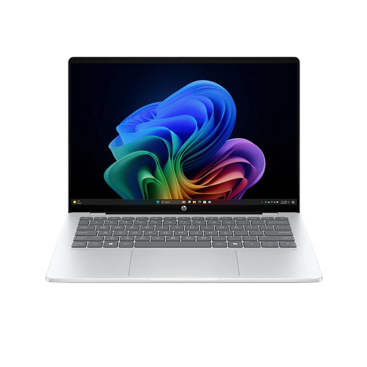 HP OmniBook 5 14-he0046QU Laptop Next Gen AI (Glacier Silver) | 14" 2K (1920x1200) OLED Touch | Snapdragon X X1-26-100 | 16GB RAM | 1TB SSD | Qualcomm Adreno | Windows 11 Home | MS Office Home 2024 + HP Everyday 16" Laptop Briefcase - Image 2