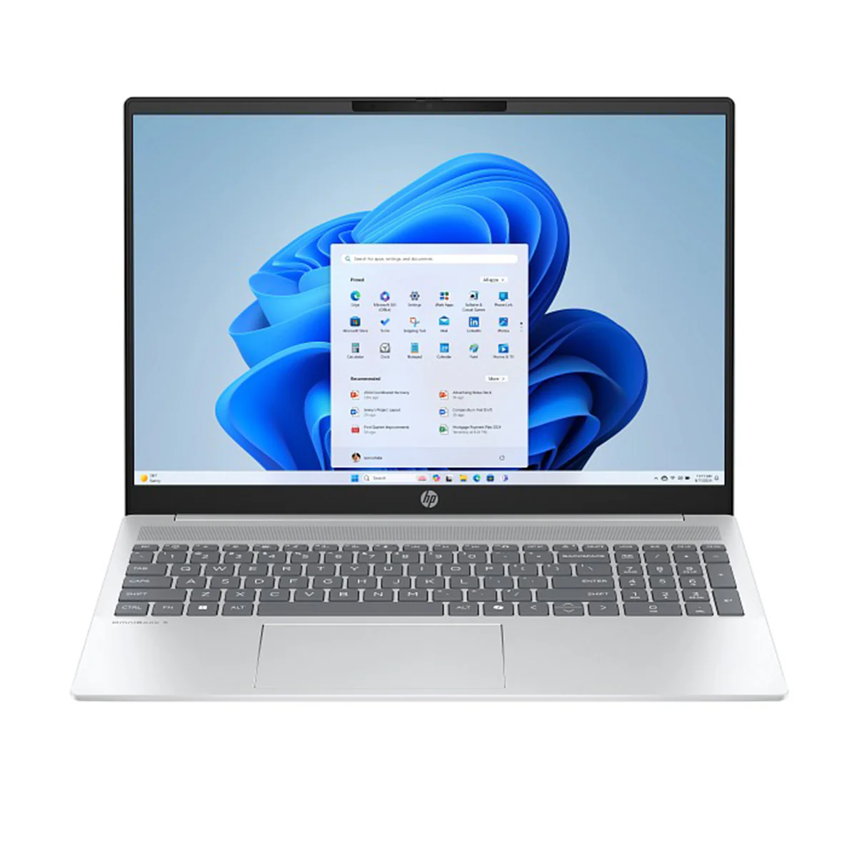 HP OmniBook 5 16-bc1015AU Laptop (Glacier Silver) | 16" 2K (1920x1200) IPS | Ryzen 7 8840U | 16GB RAM | 1TB SSD | AMD Radeon 780M Graphics | Windows 11 Home | MS Office Home 2024 + HP Everyday 16 Laptop Briefcase - Image 2