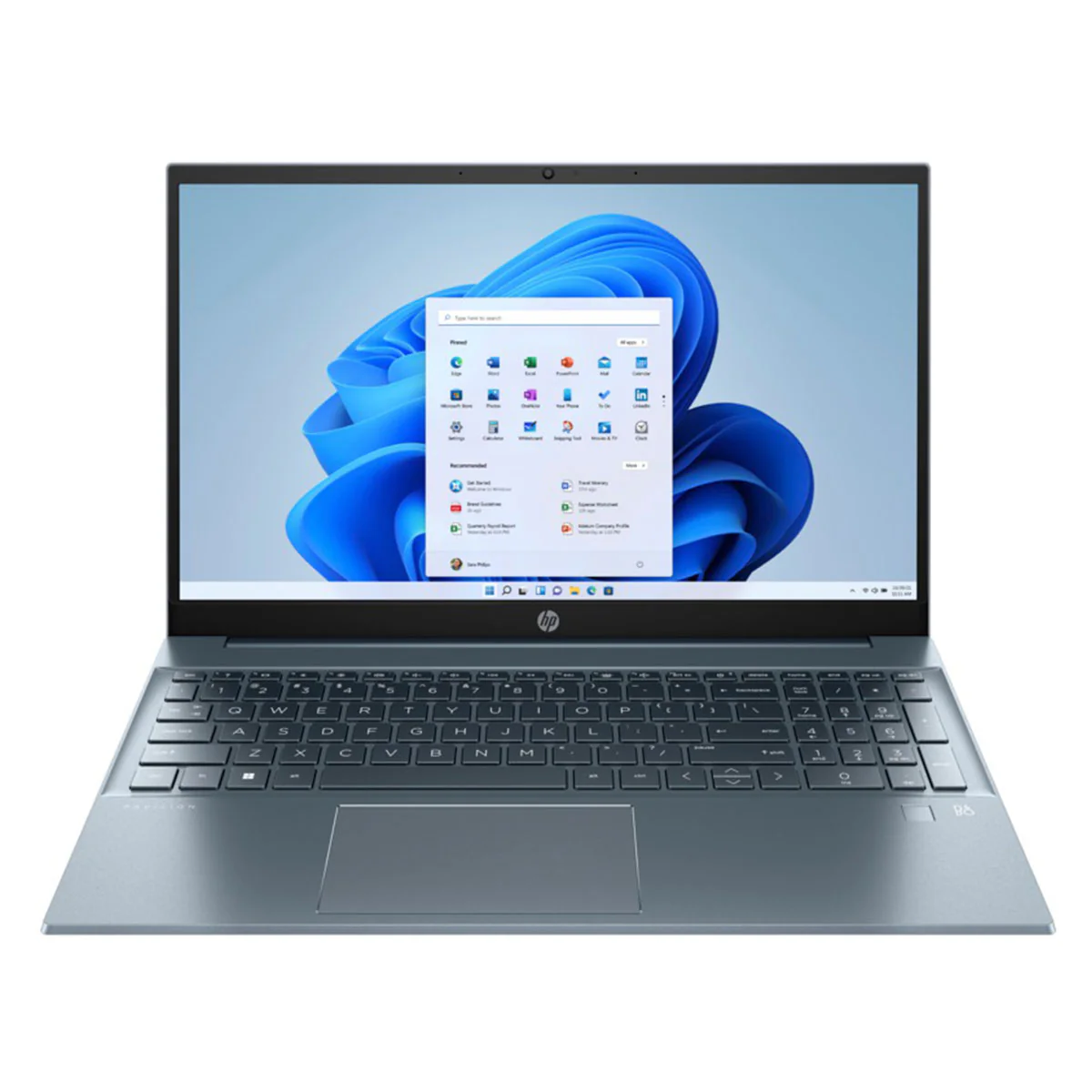 HP Pavilion 15-EG3026TX Laptop (Fog Blue) | 15.6" FHD (1920X1080) | I7-1355U | 16GB RAM | 1TB SSD | Nvidia Geforce MX550 | Windows 11 Home | MS Office Home & Student 2021 | HP 2Z8P4AA Sling Bag - Image 2