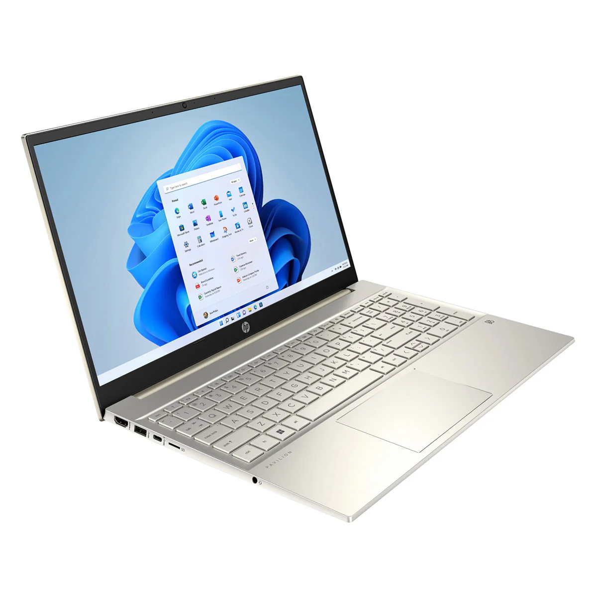 HP Pavilion 15-EG3126TU Laptop (Warm Gold) | 15.6" FHD (1920x1080) | i5-1335U | 16GB RAM | 512GB SSD | Intel Iris Xe | Windows 11 Home | MS Office Home & Student 2021 | HP Prelude Topload Bag - Image 4