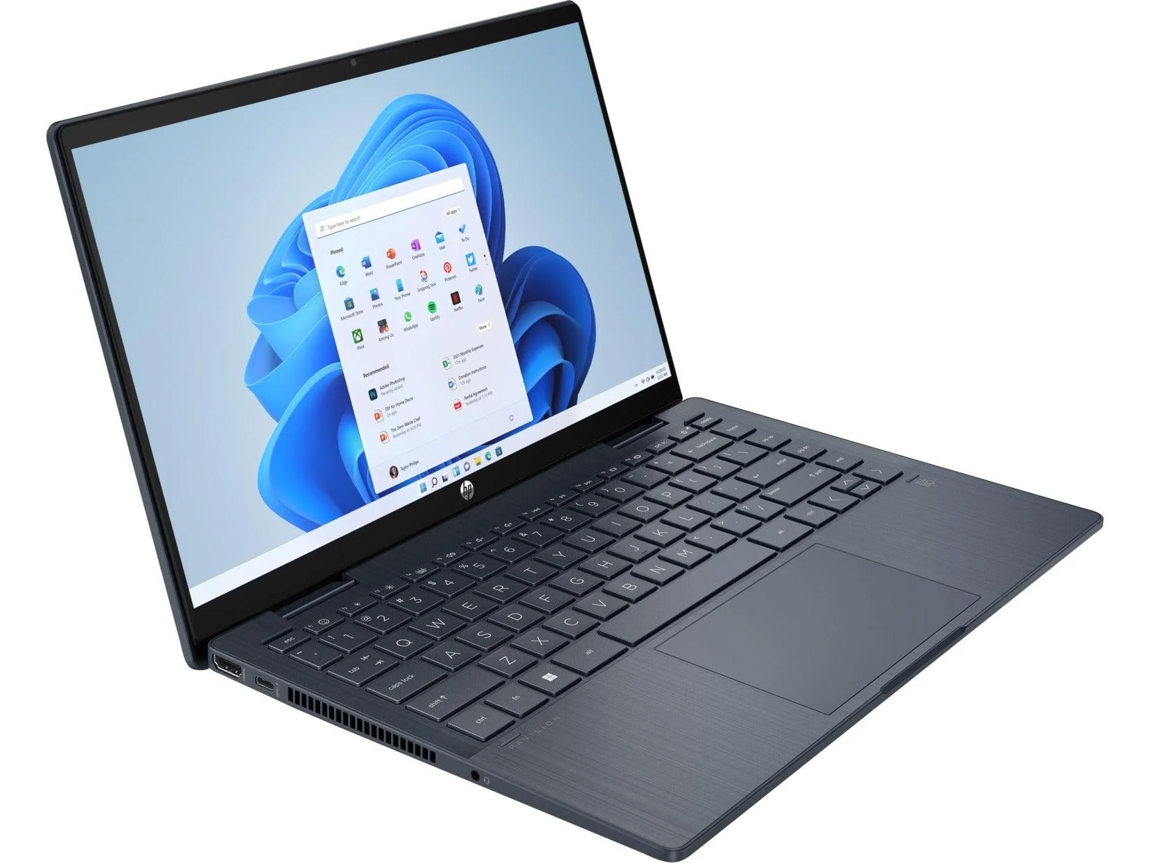 HP Pavilion X360 14-EK0121TU FHD 2-IN-1 Laptop (Space Blue) | 14" FHD | i3-1215U | 8 GB RAM | 512 GB SSD | Intel® UHD Graphics | Windows 11 Home | MS Office H&S 2021 | Stylus Pen | HP Prelude 15.6-Inch Topload Bag - Image 4