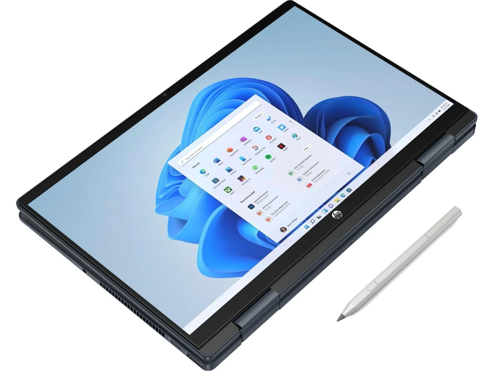 HP Pavilion X360 14-EK0121TU FHD 2-IN-1 Laptop (Space Blue) | 14" FHD | i3-1215U | 8 GB RAM | 512 GB SSD | Intel® UHD Graphics | Windows 11 Home | MS Office H&S 2021 | Stylus Pen | HP Prelude 15.6-Inch Topload Bag - Image 7