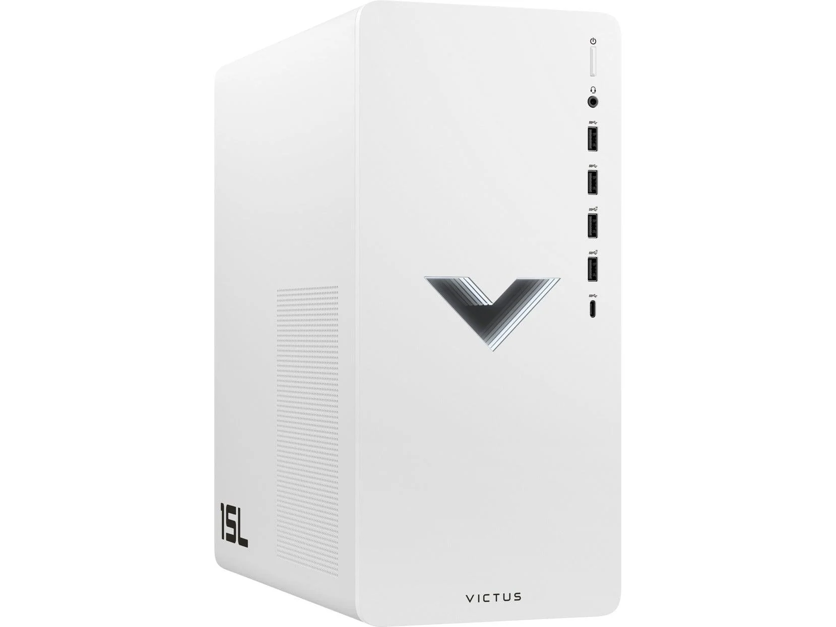 HP Victus 15L TG02-0036D 3.90GHZ 6 Cores AMD Ryzen 5 5600G 512GB SSD Gaming Desktop PC (Ceramic White) + MS Office Home & Student 2021 - Image 3
