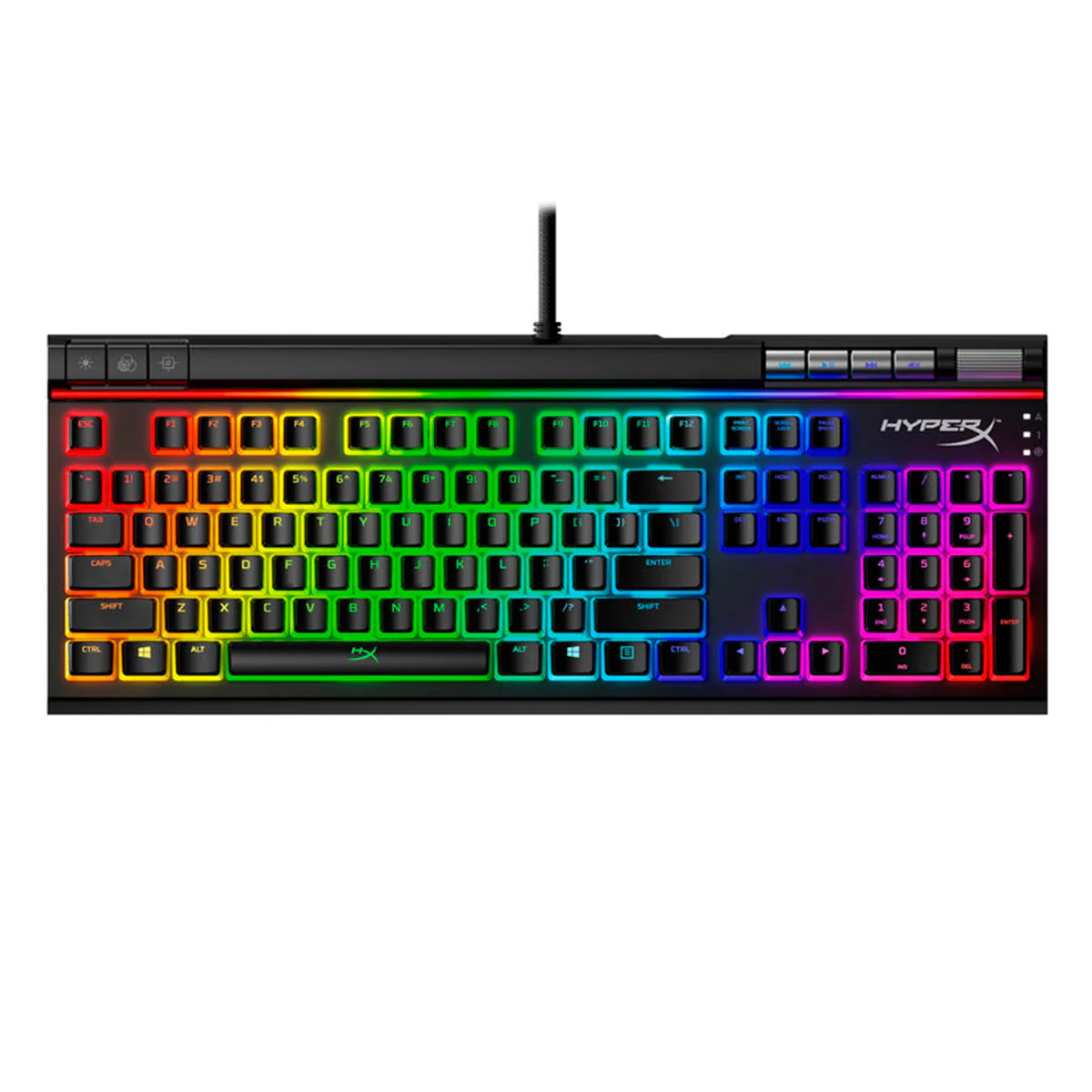 HyperX Alloy Elite 2 RGB Mechanical Gaming Keyboard For PC/PS5/PS4/Xbox Series X/S / Xbox One (Red Linear Switches) (4P5N3AA#ABA) - Image 2