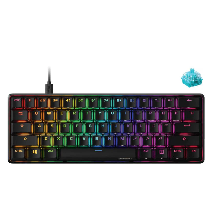 Hyperx Alloy Origins 60 RGB Mechanical Gaming Keyboard (Black) (Aqua Tactile Switch)