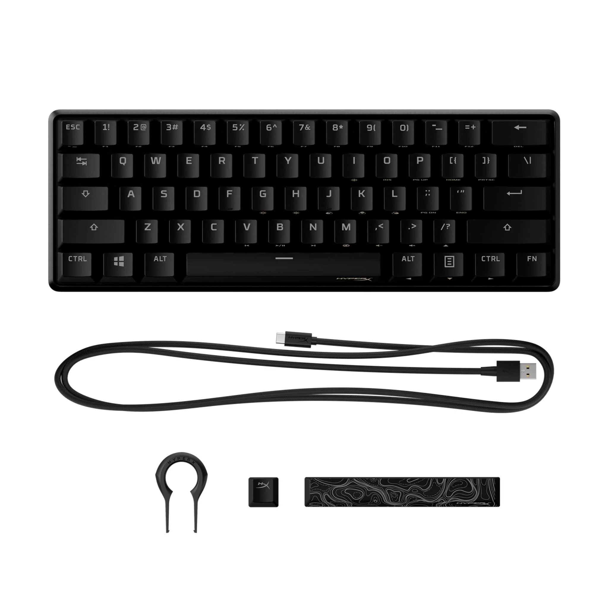 Hyperx Alloy Origins 60 RGB Mechanical Gaming Keyboard (Black) (Aqua Tactile Switch) - Image 7