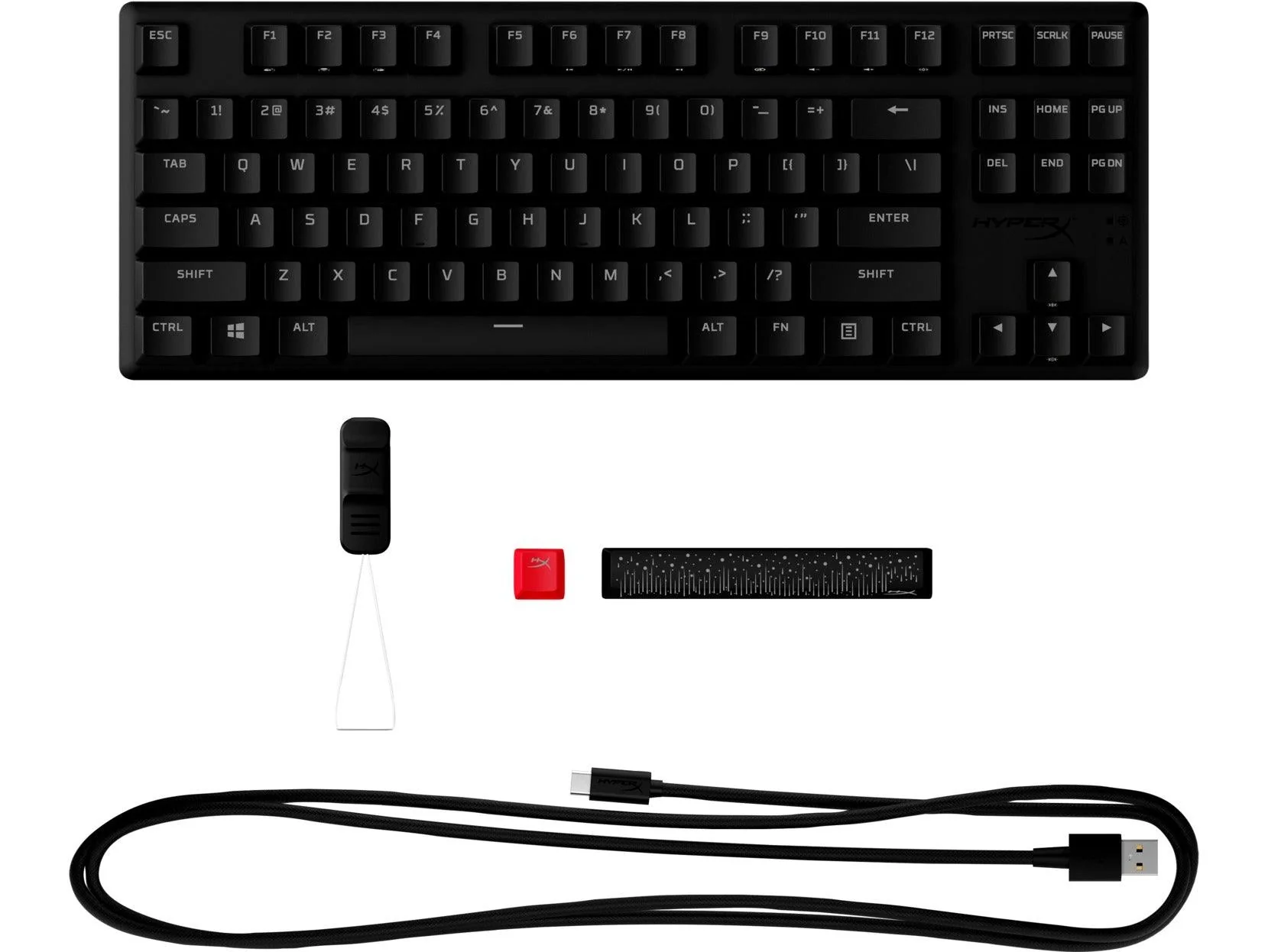 HYPERX Alloy Origins Core PBT RGB Mechanical Gaming Keyboard (Aqua Switch Tactile) for PC/PS5/PS4/XBOX SERIES X/S / XBOXONE (639N9AA#ABA) - Image 6