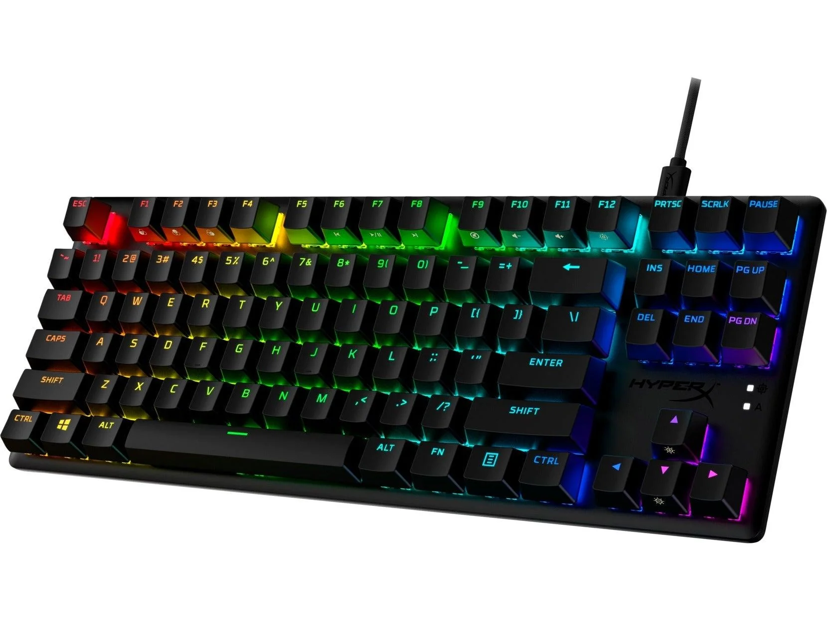 HYPERX Alloy Origins Core PBT RGB Mechanical Gaming Keyboard (Red Switch Linear) for PC/PS5/PS4/XBOX SERIES X/S / XBOXONE (639N7AA#ABA) - Image 5