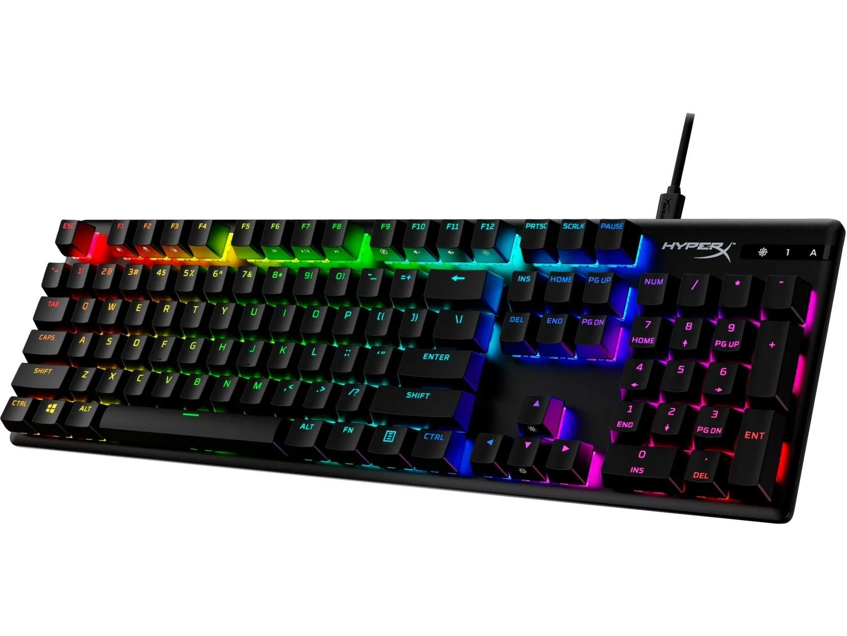 HYPERX Alloy Origins PBT RGB Mechanical Gaming Keyboard (Red Switch Linear) For PC/PS5/PS4/XBOX Series X/S / XBOXONE (639N3AA#ABA) - Image 4