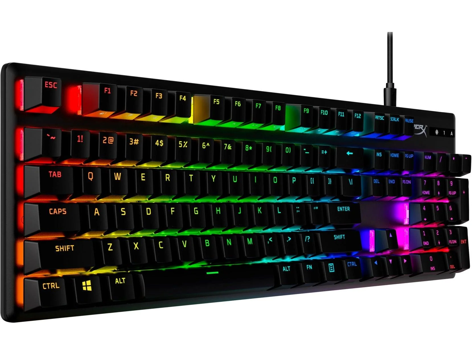HYPERX Alloy Origins PBT RGB Mechanical Gaming Keyboard (Red Switch Linear) For PC/PS5/PS4/XBOX Series X/S / XBOXONE (639N3AA#ABA) - Image 6