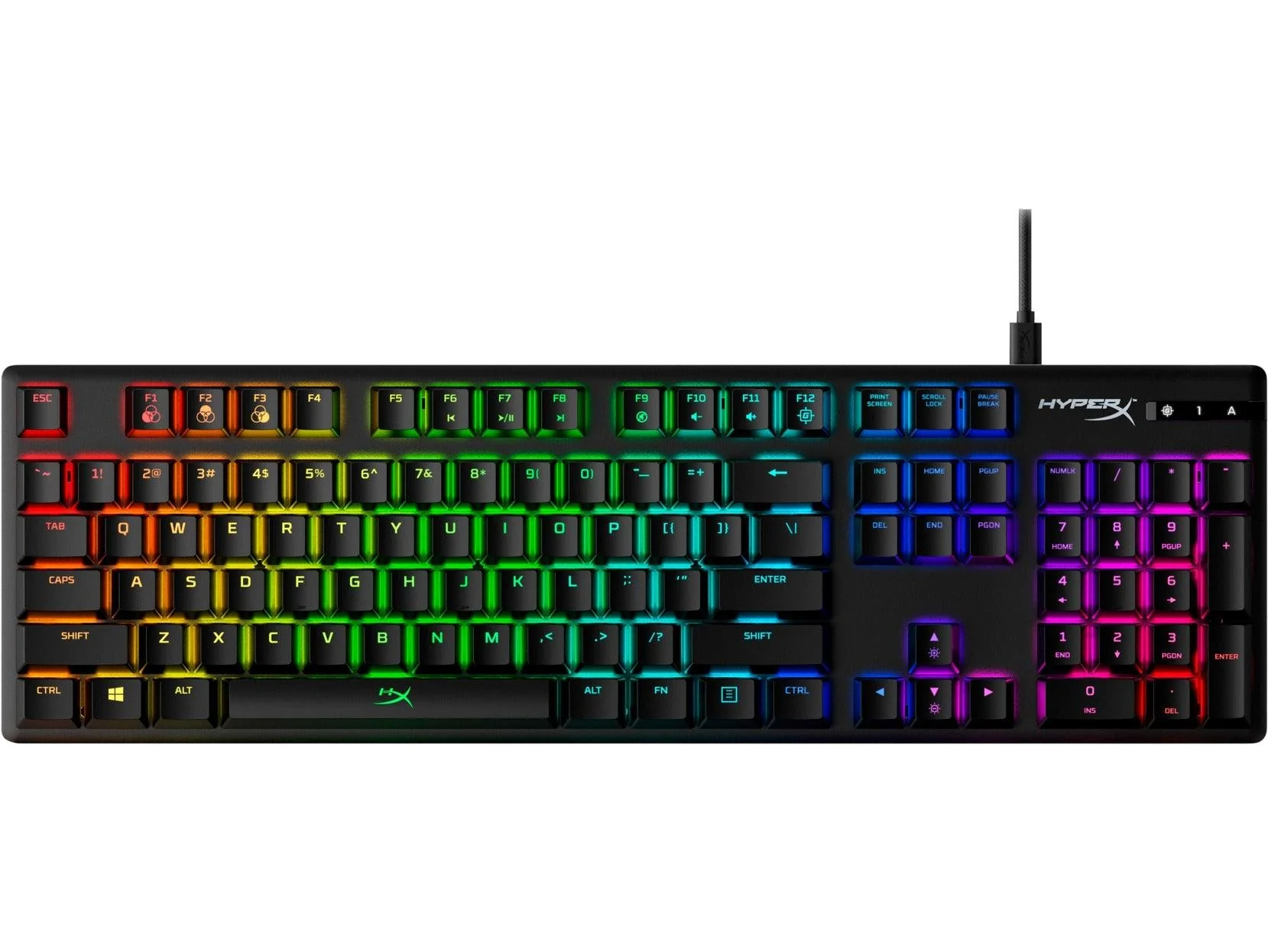 HyperX Alloy Origins RGB Mechanical Gaming Keyboard (Red Linear Switch) For PC/PS5/PS4/XBOX SERIES X/S / XBOX ONE (4P4F6AA#ABA) - Image 5