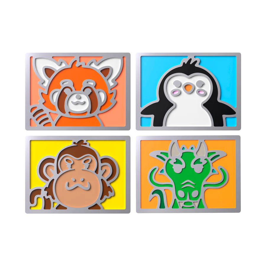 HyperX Badge Pack Gaming Keyboard Swappable Magnetic Badges (8-Bit, Abstract, Cute) - Image 13