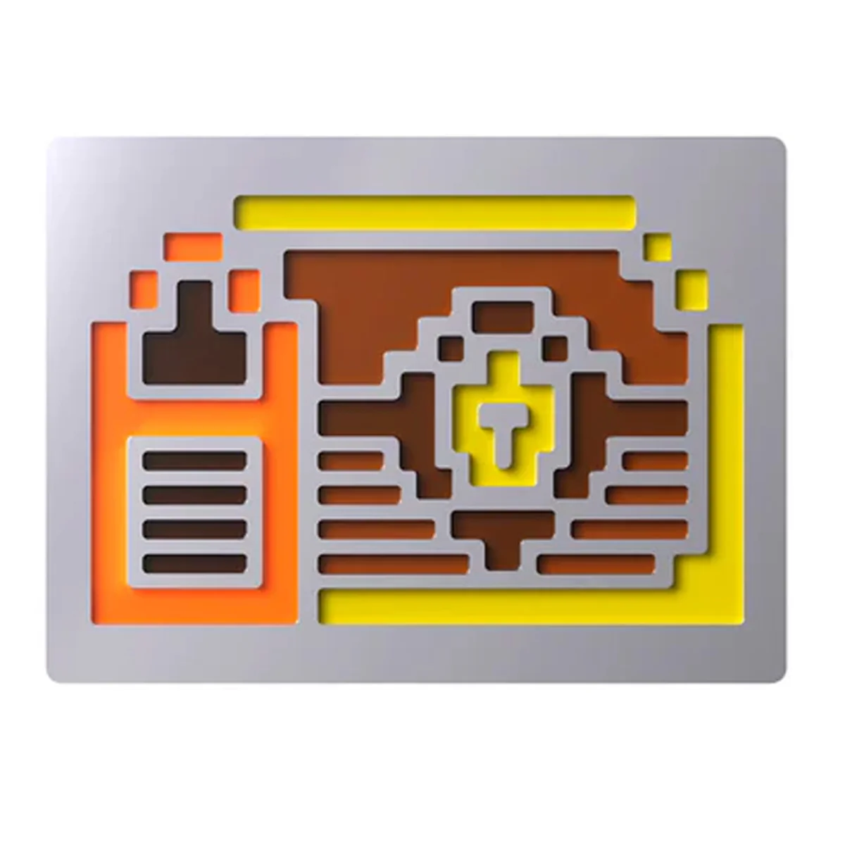 HyperX Badge Pack Gaming Keyboard Swappable Magnetic Badges (8-Bit, Abstract, Cute) - Image 8