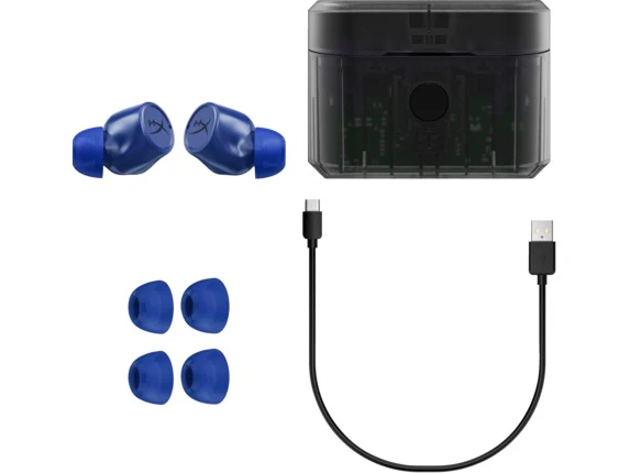 HyperX Cirro Buds Pro True Wireless Earbuds With Hybrid Anc (Black, Blue, Tan) - Image 7