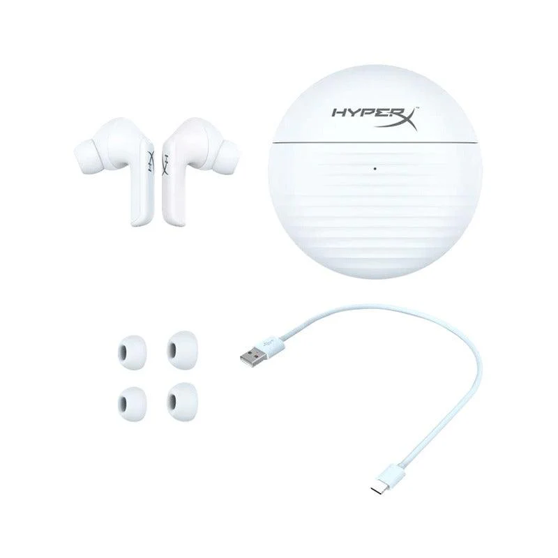 HyperX Cloud Buds True Wireless Earbuds (White) (56R63AA) - Image 5