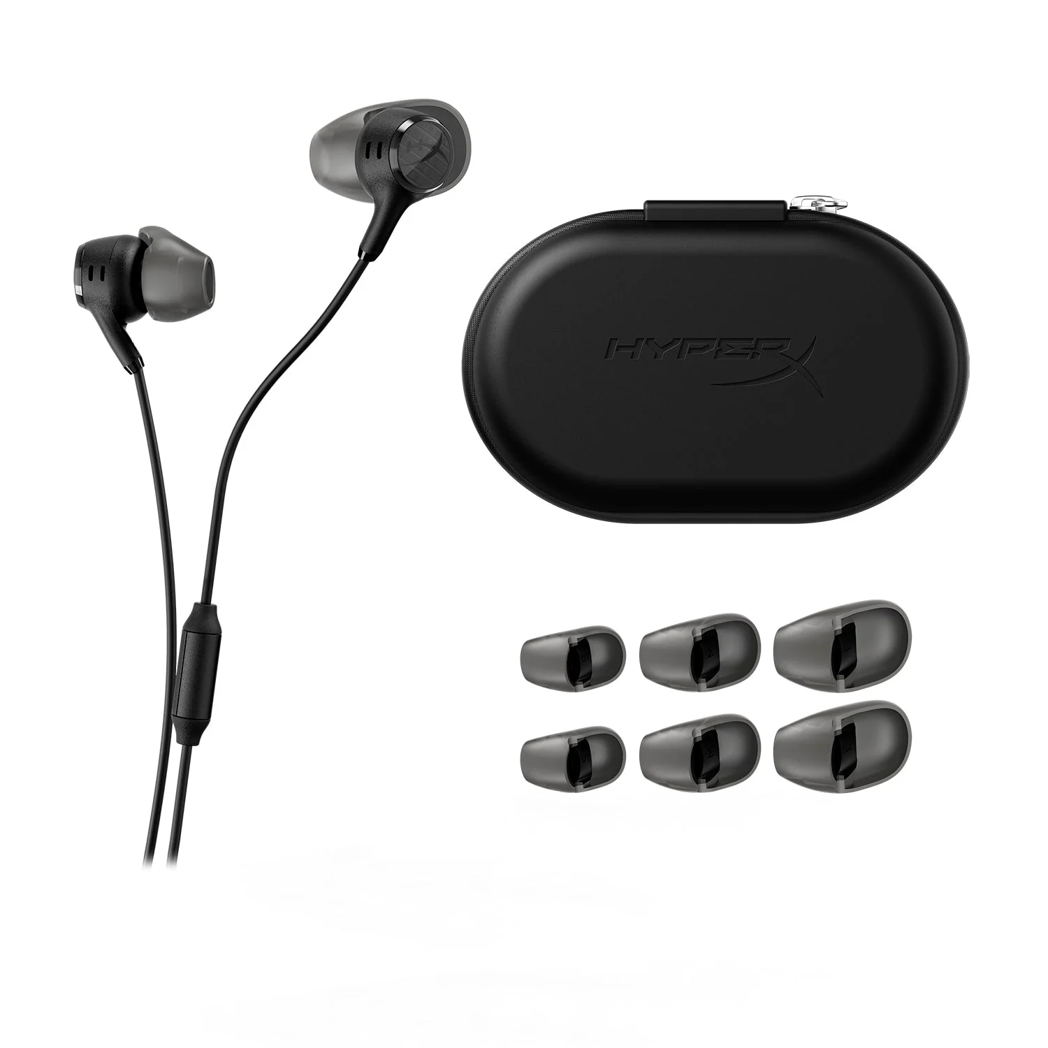 HyperX Cloud Earbuds III with Built-In Mic (Black, Red) (BN7R9AA, BN7S0AA) - Image 4