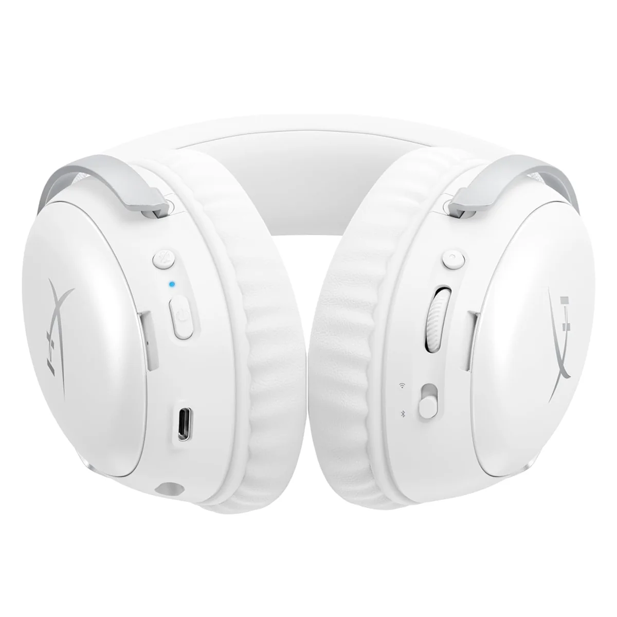 HyperX Cloud III S Wireless Gaming Headset for PC/PS5/PS4/N-Switch/Mobile (White) (AX6G1AA) - Image 4