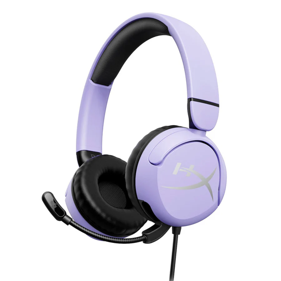 HyperX Cloud Mini Wired Gaming Headset (Black, Lavender, Multi) - Image 6