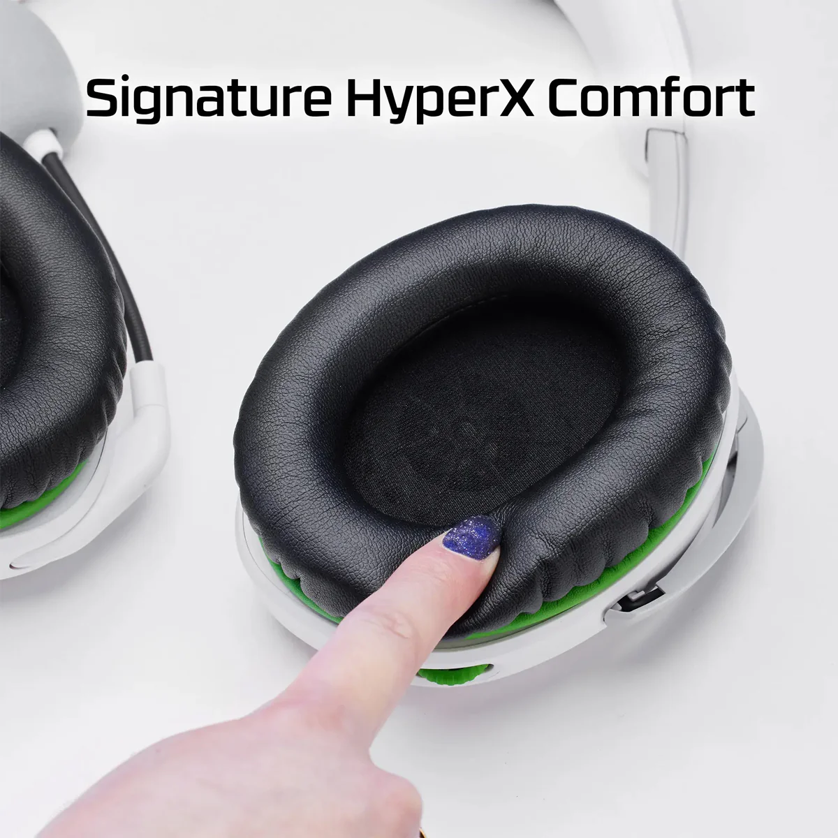 HyperX CloudX Stinger II Wired Headset for Xbox (White) (75X28AA) - Image 4