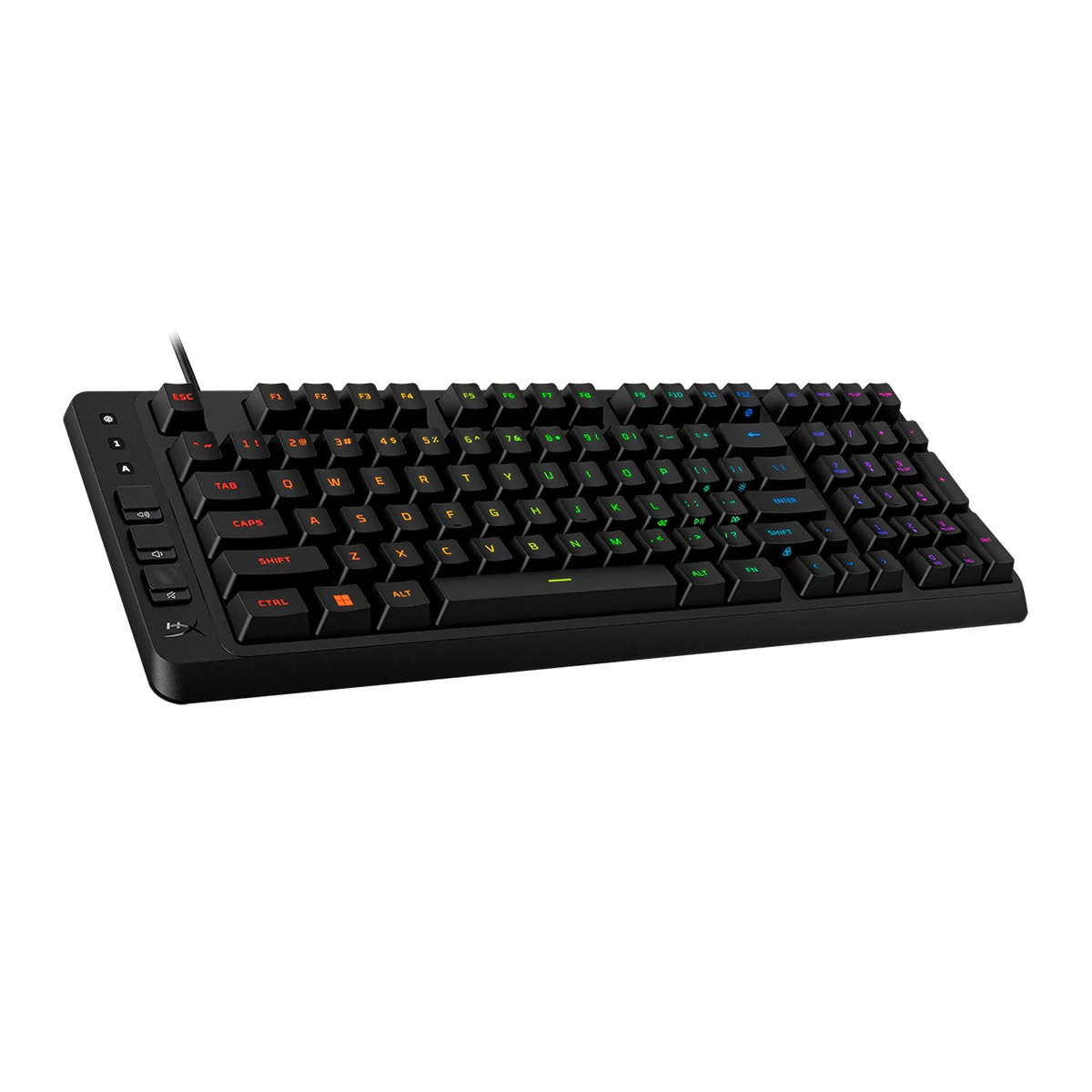 HyperX Eve 1800 Customizable RGB Profiles Wired Mechanical Gaming Keyboard (Black) (Membrane Switches) (B7JE0AA) - Image 4