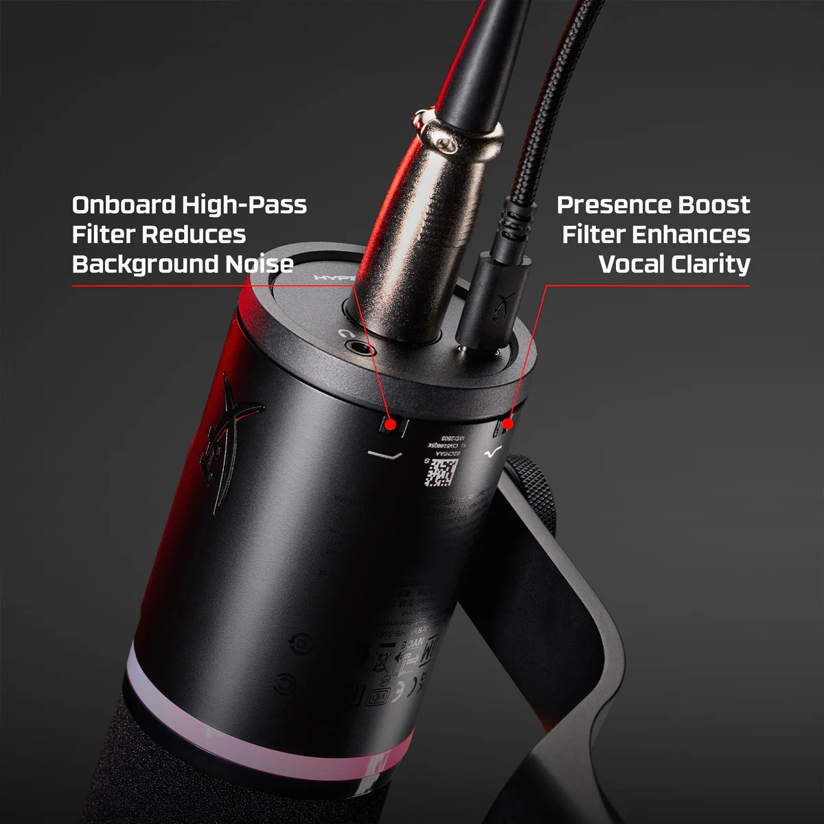 HyperX FlipCast Streaming USB/XLR Dynamic Microphone (B2CM1AA) - Image 7