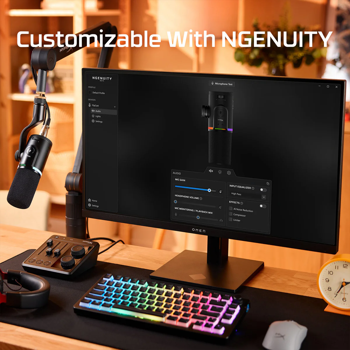 HyperX FlipCast Streaming USB/XLR Dynamic Microphone (B2CM1AA) - Image 9