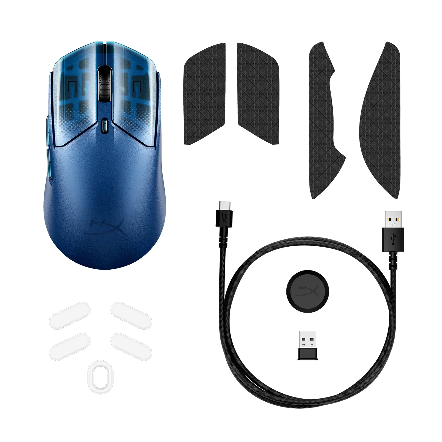 HyperX Pulsefire Haste 2 S Wireless Gaming Mouse for PC/PS5/Xbox Series X/S (Silver, Navy) (9B002AA, 9B001AA) - Image 27