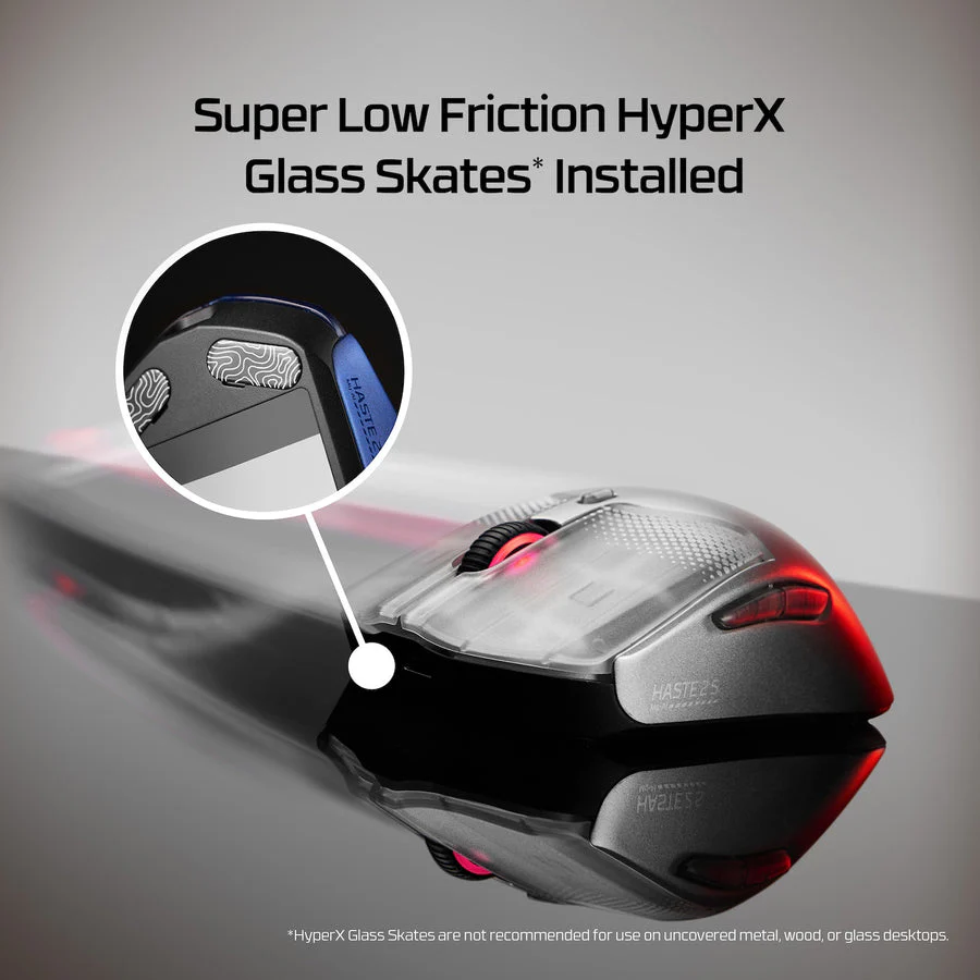 HyperX Pulsefire Haste 2 S Wireless Gaming Mouse for PC/PS5/Xbox Series X/S (Silver, Navy) (9B002AA, 9B001AA) - Image 7