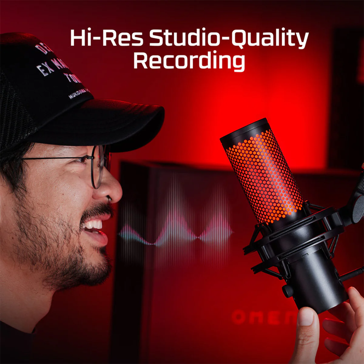 HyperX QuadCast 2 USB Microphone for PC/ Mac/ PS5/PS4 (Black) (872V1AA) - Image 5