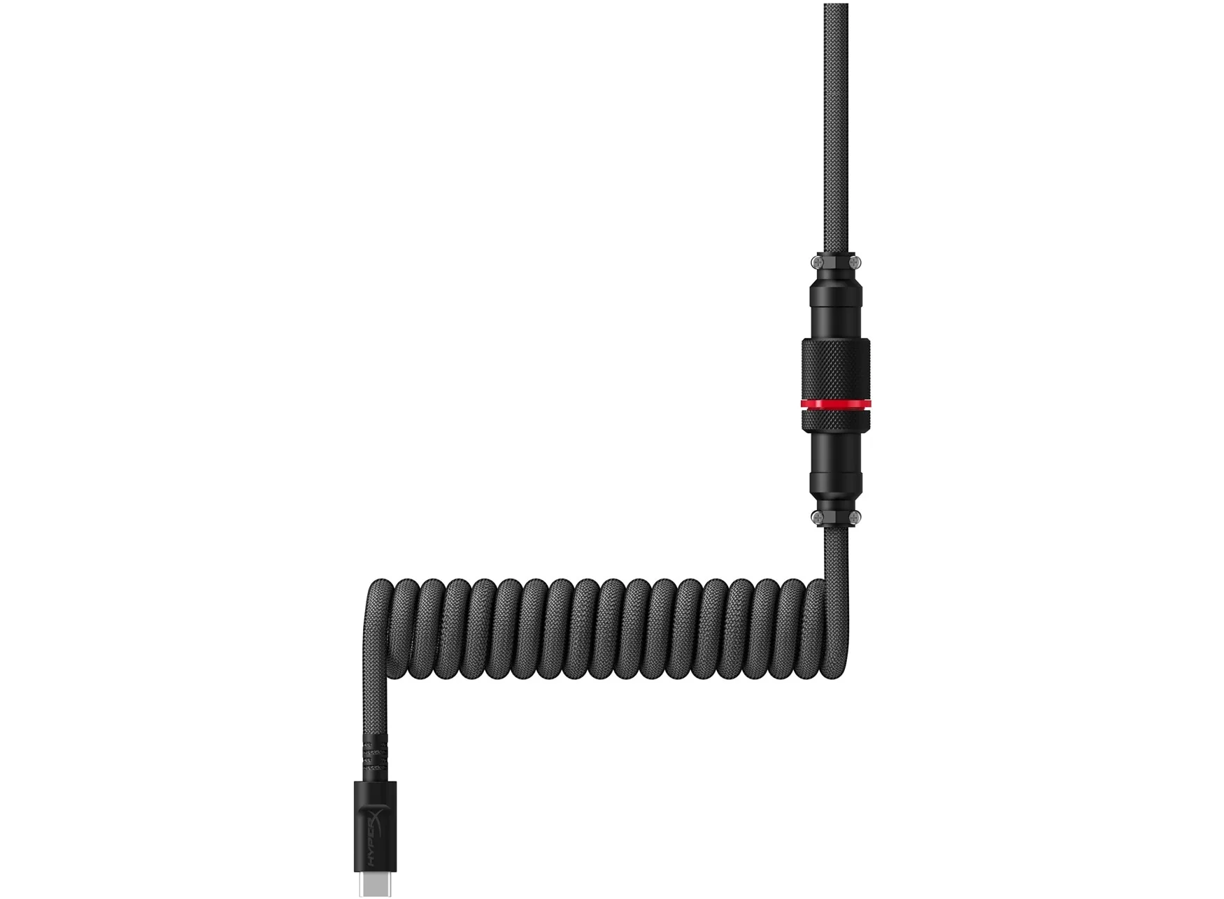 HyperX USB-C Coiled Cable (Gray/Black) (6J679AA) - Image 3