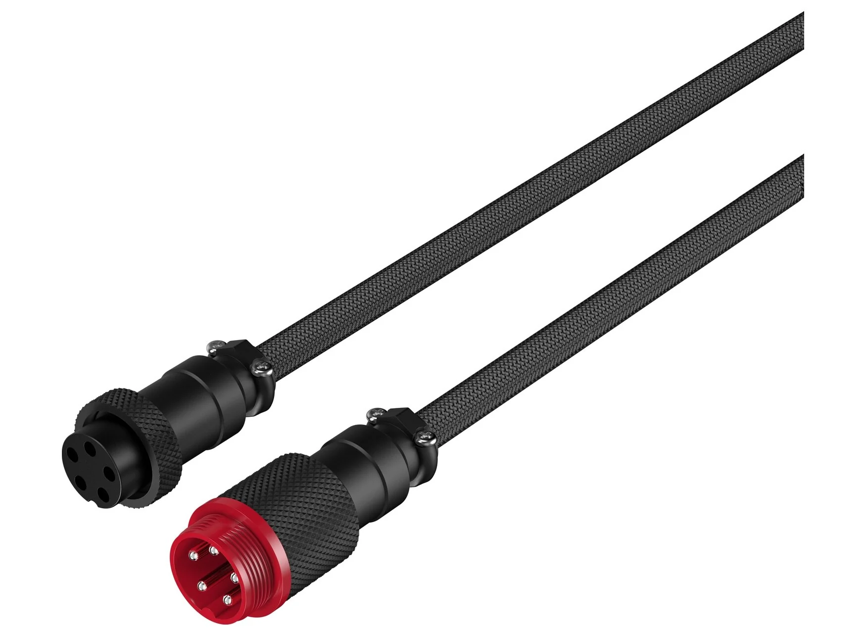 HyperX USB-C Coiled Cable (Gray/Black) (6J679AA) - Image 4