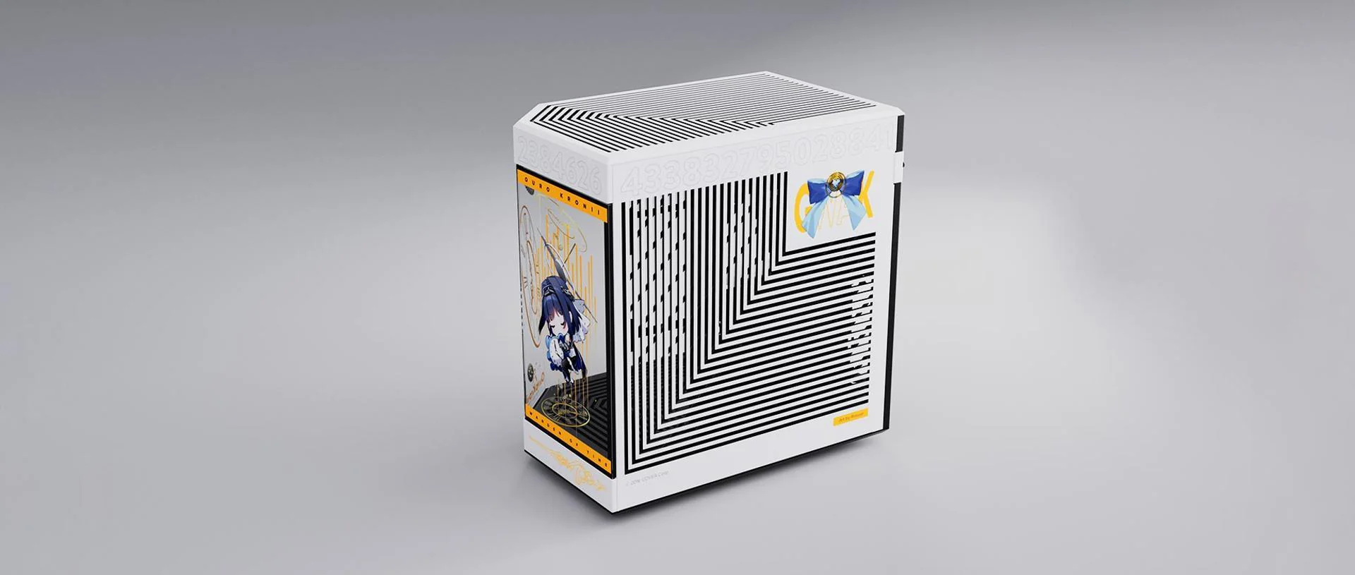 Hyte Ouro Kronii Y60 Dual Chamber Mid-Tower ATX Modern Aesthetic Case + Desk Pad Bundle - Image 5
