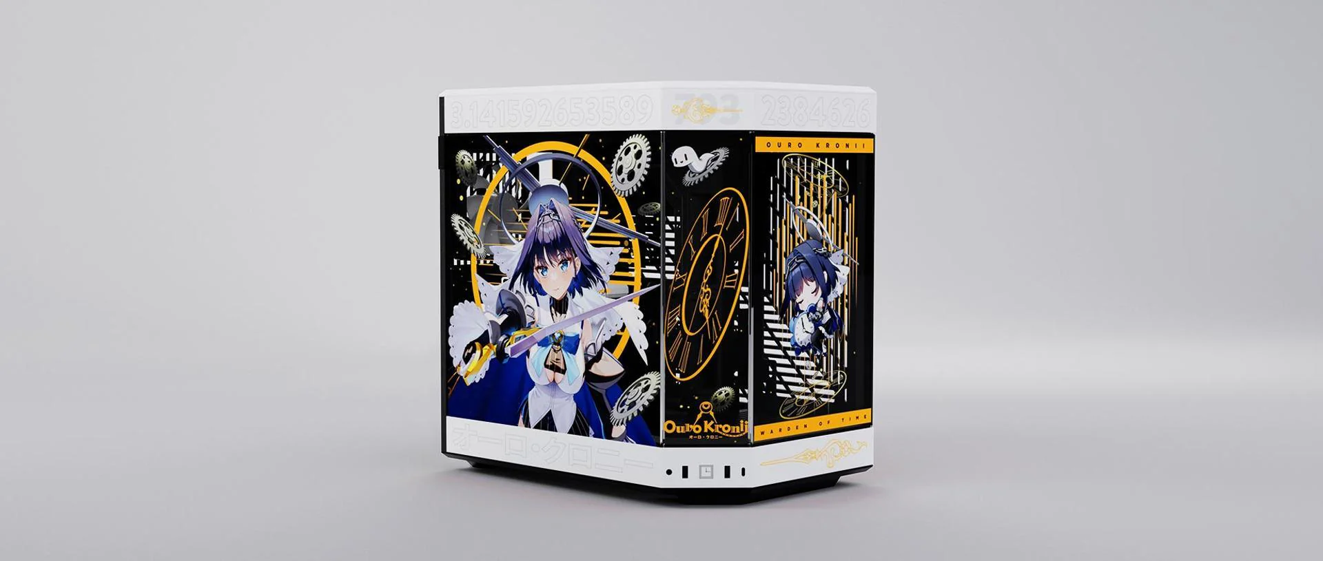 Hyte Ouro Kronii Y60 Dual Chamber Mid-Tower ATX Modern Aesthetic Case + Desk Pad Bundle - Image 7