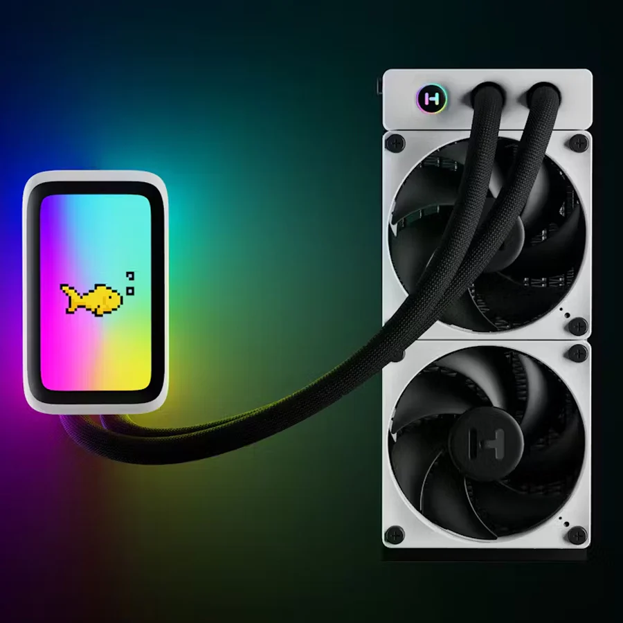 Hyte THICC Q60 Digital Processor Cooling (Fan-Hyte-Q60-BW) - Image 3