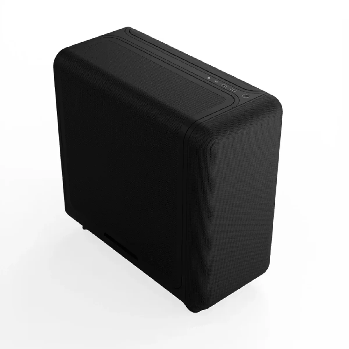 Hyte X50 Air Full-Coverage Micro-Mesh ATX Mid-Tower Modern Performance PC Case (Pitch Black, Snow White) - Image 4