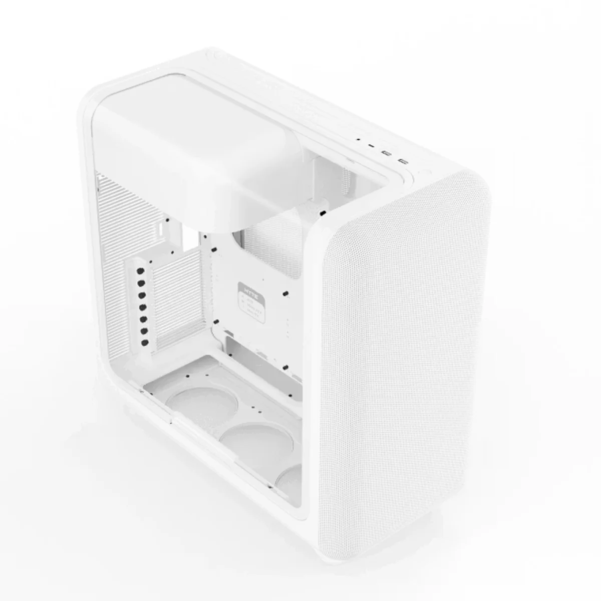 Hyte X50 ATX Mid-Tower Modern Performance PC Case (Pitch Black, Snow White, Matcha, Strawberry Milk) - Image 14