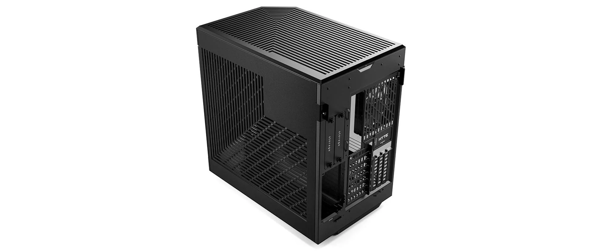 Hyte Y60 Dual Chamber Mid-Tower ATX Modern Aesthetic Case (Black/Black) - Image 2