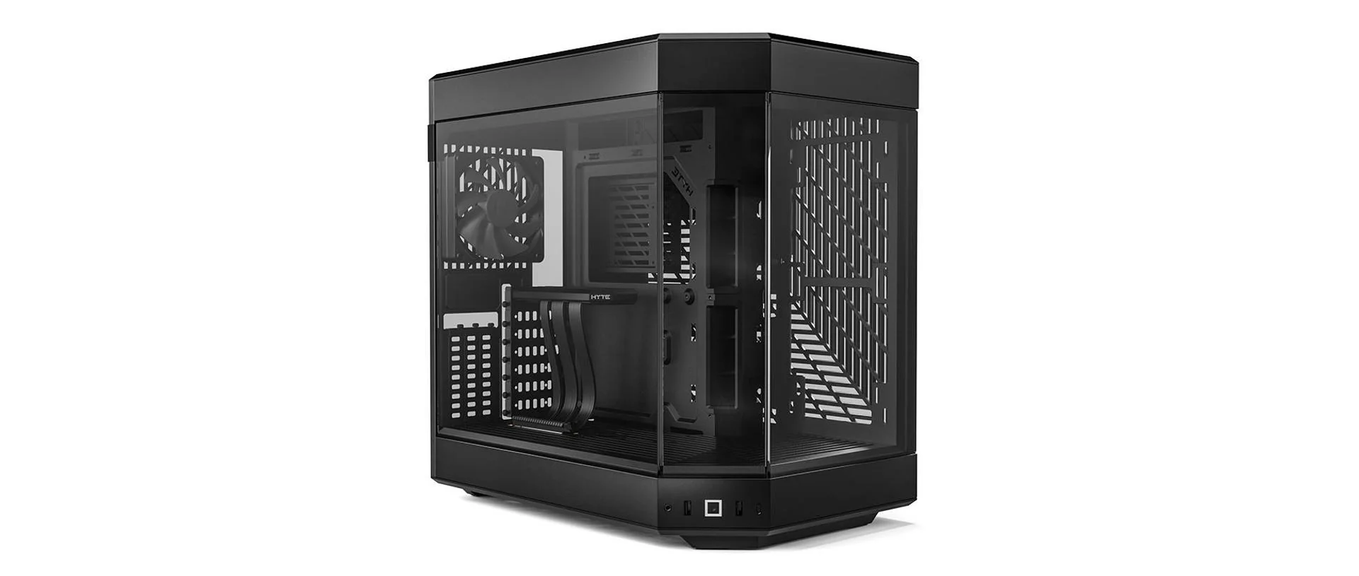 Hyte Y60 Dual Chamber Mid-Tower ATX Modern Aesthetic Case (Black/Black) - Image 3