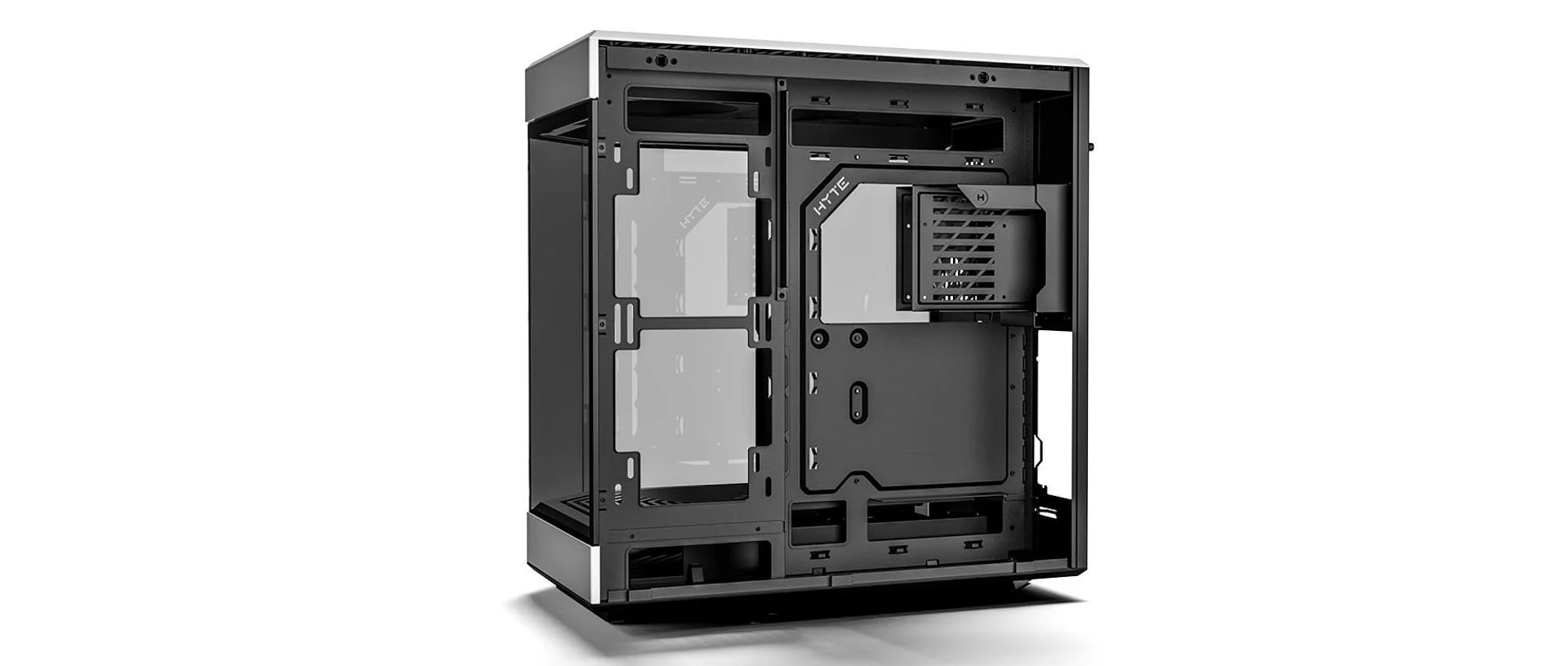 Hyte Y60 Dual Chamber Mid-Tower ATX Modern Aesthetic Case (Black/White) - Image 7