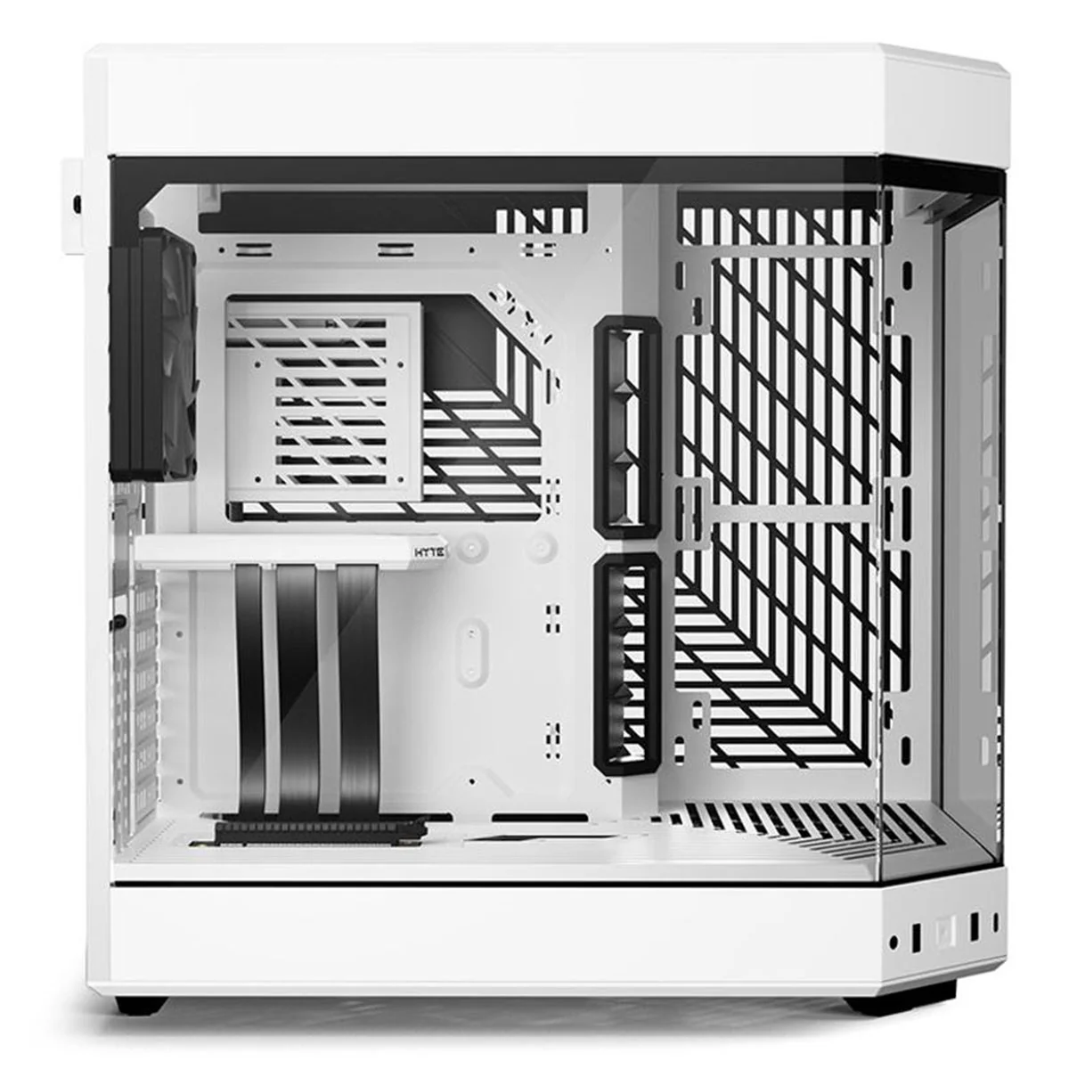 Hyte Y60 Dual Chamber Mid-Tower ATX Modern Aesthetic Case (Snow White) - Image 3