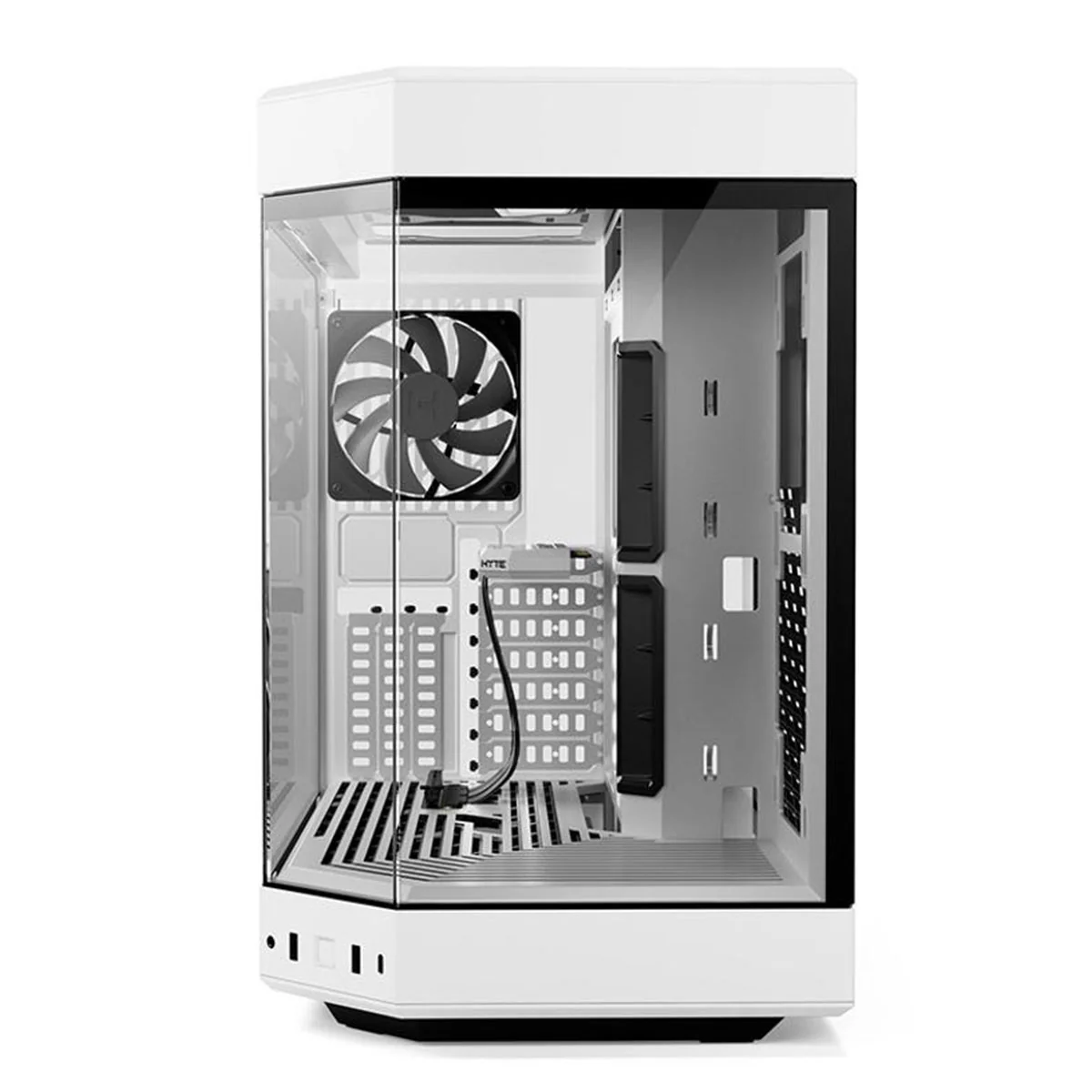 Hyte Y60 Dual Chamber Mid-Tower ATX Modern Aesthetic Case (Snow White) - Image 4