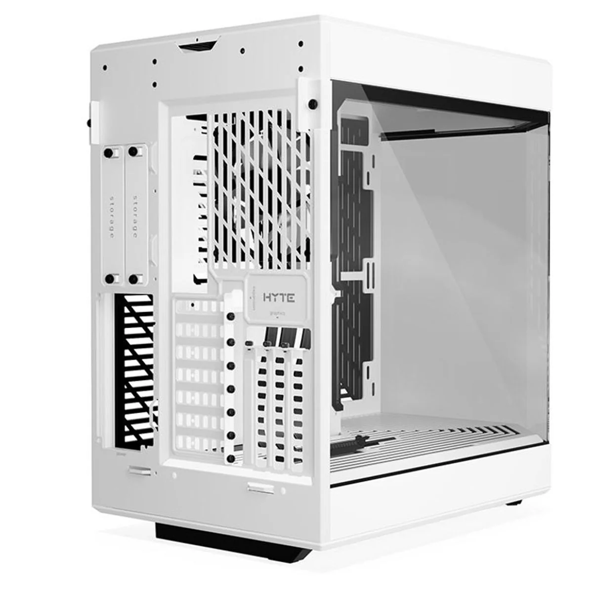 Hyte Y60 Dual Chamber Mid-Tower ATX Modern Aesthetic Case (Snow White) - Image 5