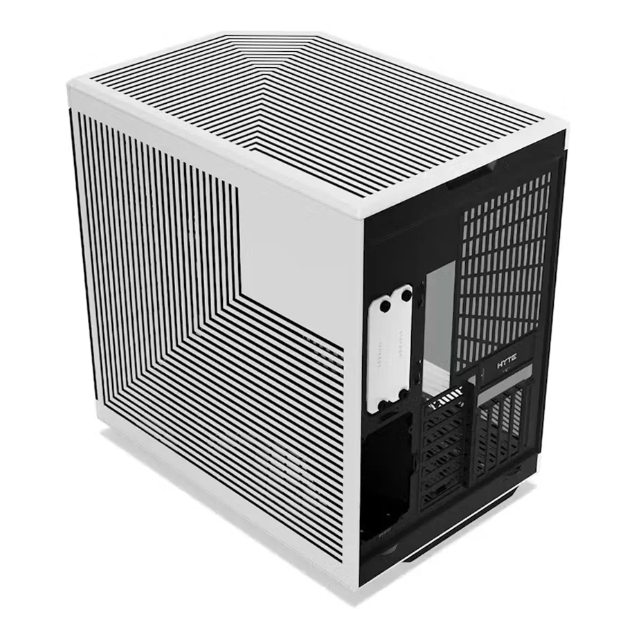 Hyte Y70 Touch LCD Dual Chamber Mid-Tower ATX Modern Aesthetic Case (Snow White, Black, Black/White, Black/Red) - Image 18