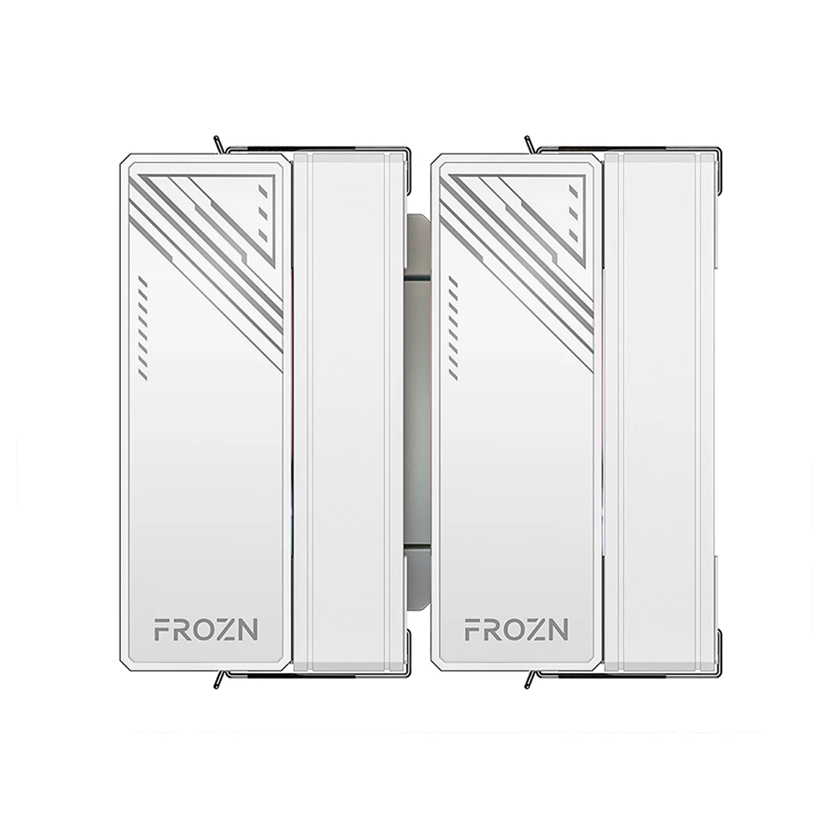 ID-Cooling Frozn A620 Pro SE ARGB Twin Tower CPU Cooler with 2x120mm PWM Fan (White) - Image 8