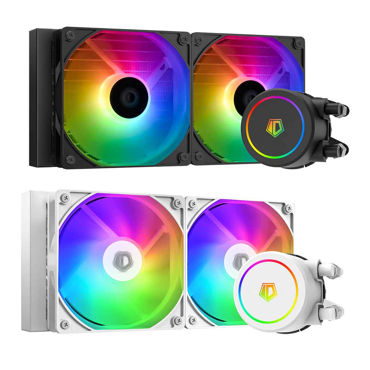 ID-Cooling FX240 ARGB 240mm AIO CPU Cooler (Black, White)