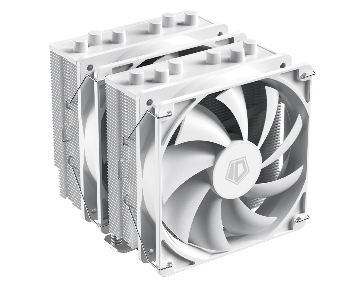 ID-Cooling SE-206-XT Twin Tower CPU Cooler with 2x120mm PWM Fan (Black, White) - Image 10