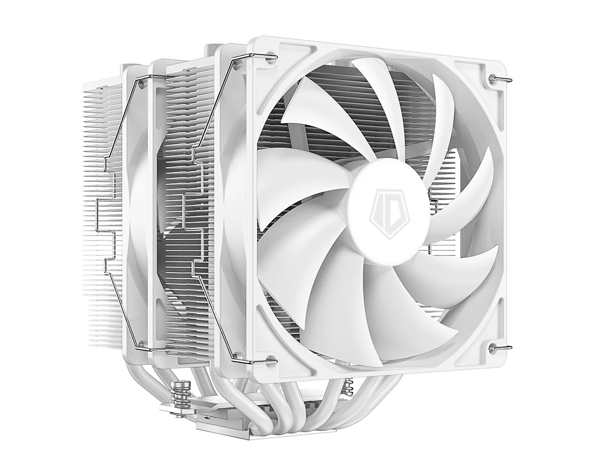 ID-Cooling SE-206-XT Twin Tower CPU Cooler with 2x120mm PWM Fan (Black, White) - Image 7