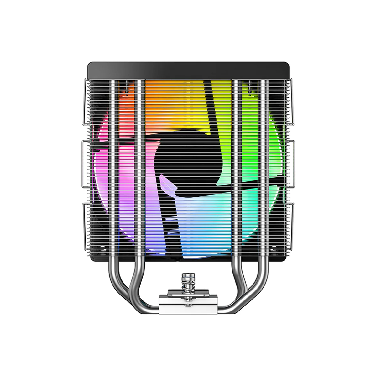 ID-Cooling SE-214-XT V2 ARGB CPU Cooler with 120mm PWM Fan (Black) - Image 6
