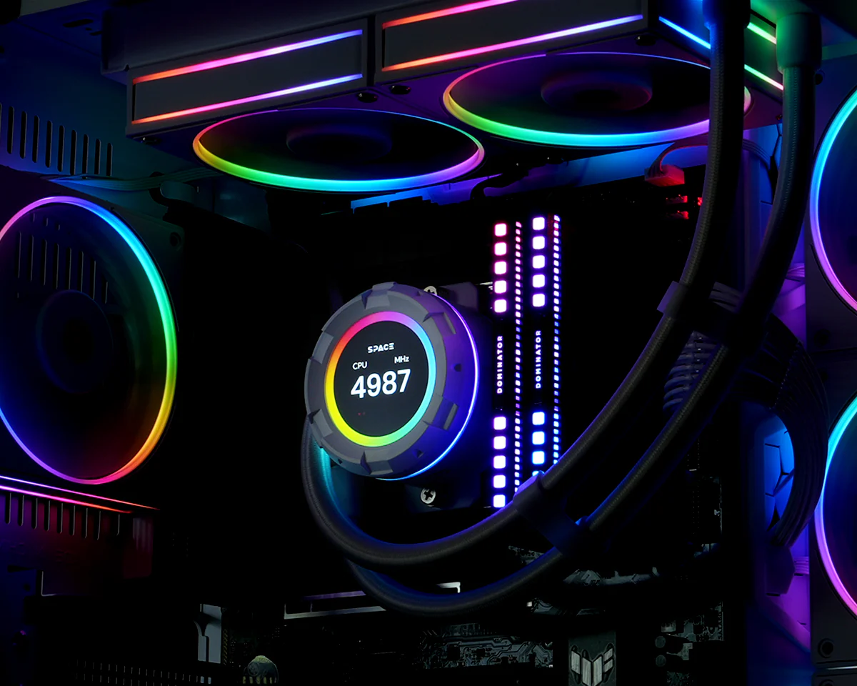 ID-Cooling SL240 LCD 240mm AIO Liquid CPU Cooler - Image 15