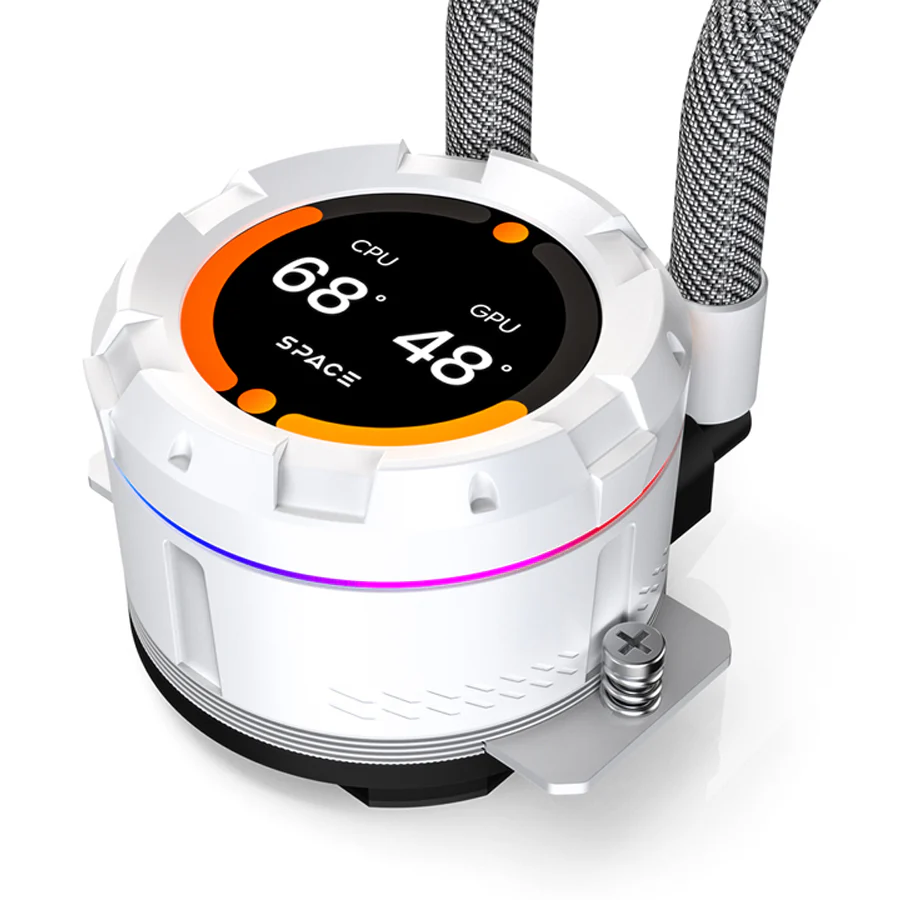 ID-Cooling SL360 XE LCD AIO Liquid CPU Cooler (Black, White) - Image 19